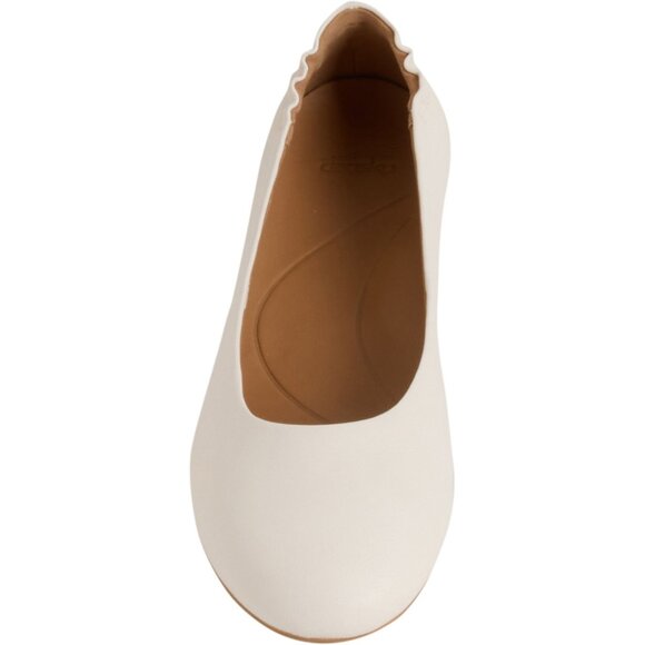 NEW Dansko Mollie Ballet Flats - Leather in white For Women 1225 4s2 - Picture 4 of 7